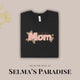 Floral Mom Graphic, Cotton Blend Oversized T-Shirt