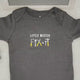 Little Mister Fix It Baby Onesie: Gray 9 Month Bodysuit