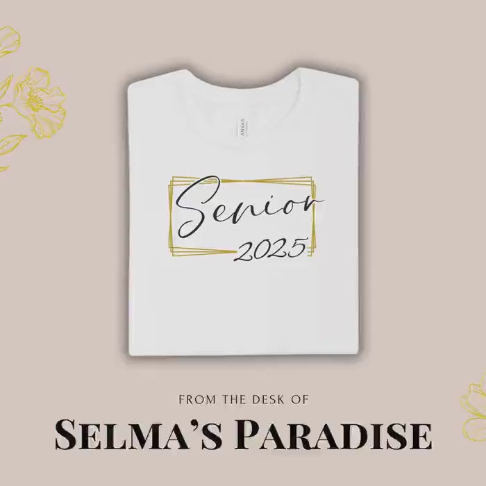 Personalized Graduation T-Shirt: Trendy Senior Tee