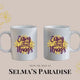 St. Patrick's Day Coffee Mug: Personalized Irish Gnomes, Gold Trim