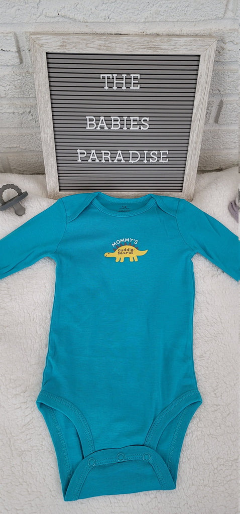 Baby Boy Long sleeve Dino Onesie