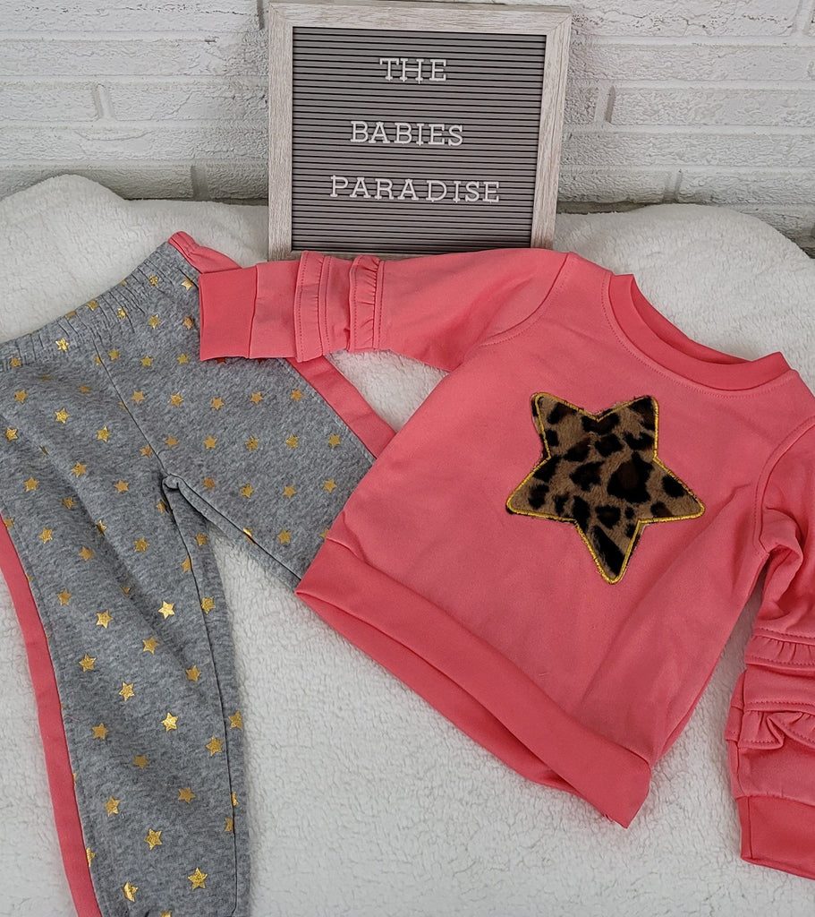 Girls Star Set Top and Bottom