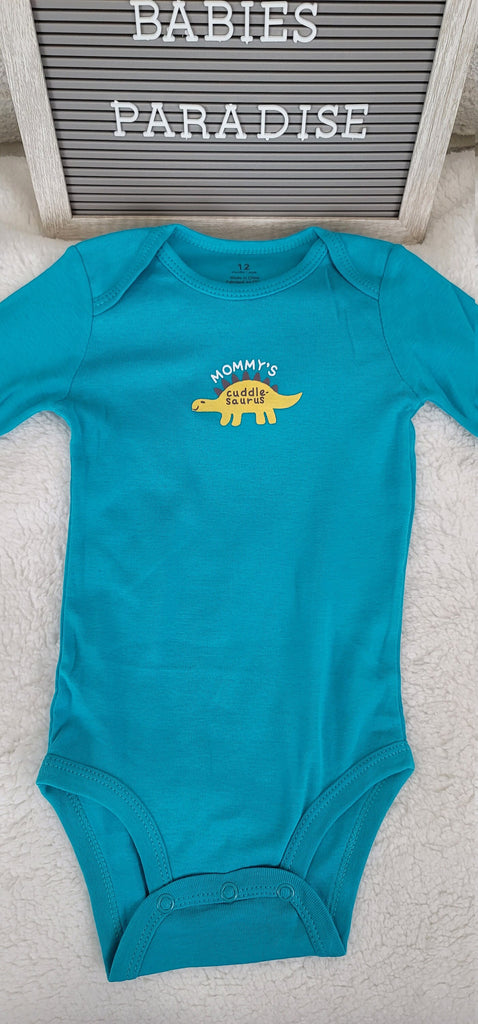 Baby Boy Long sleeve Dino Onesie