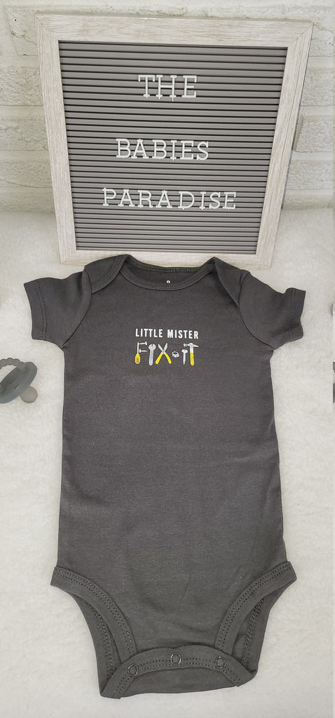 Little Mister Fix it Design Onesie