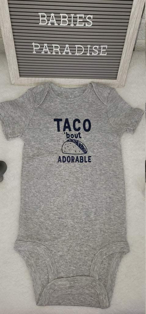 Taco Adorable Design Onesie