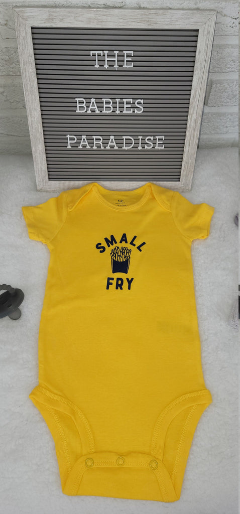 French Fries Design Onesie