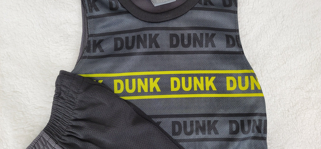 2 Pcs Basketball Boys Tank Top Set