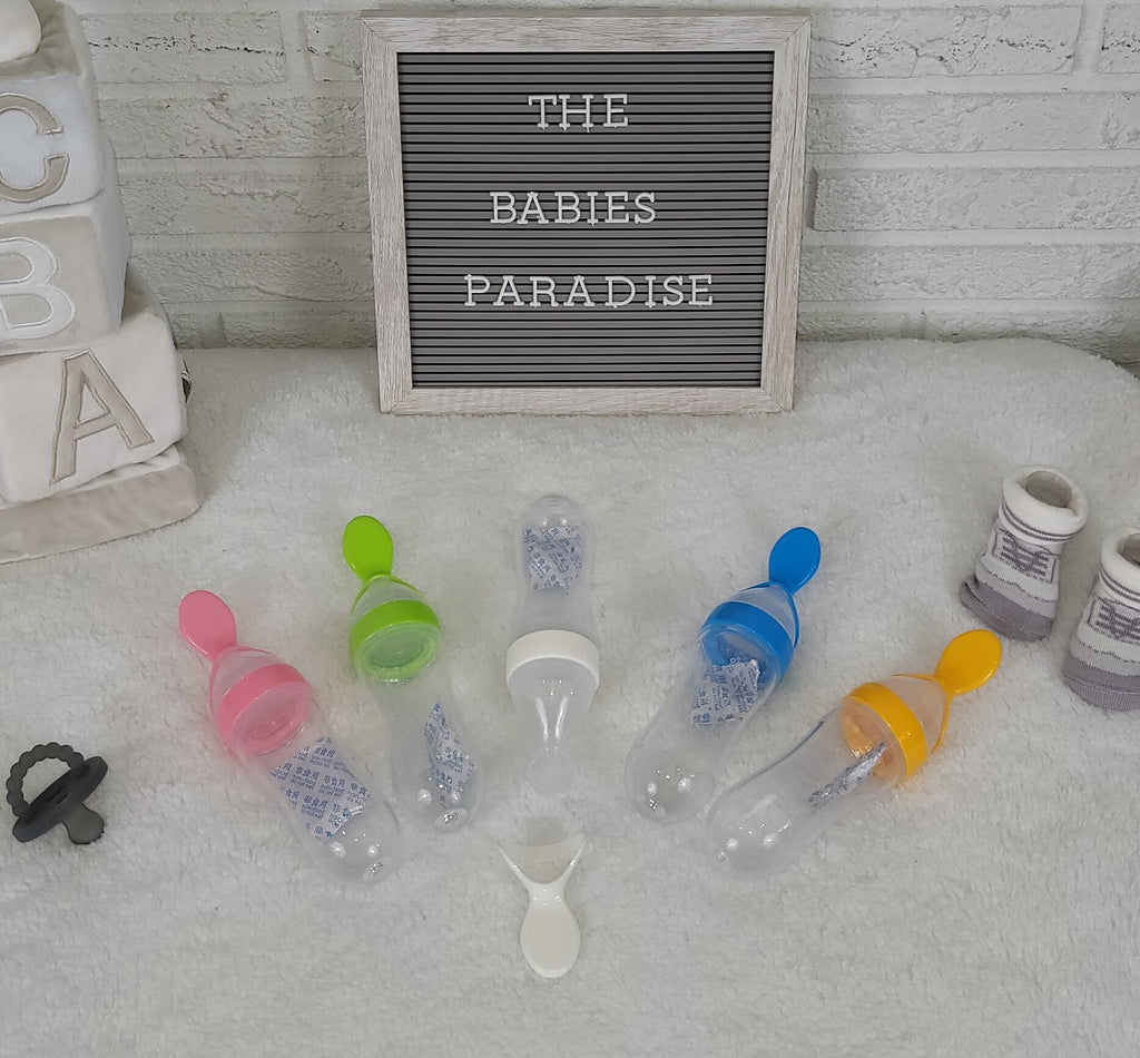 Food Dispensing, Infants Silicone Baby Feeding Bottles