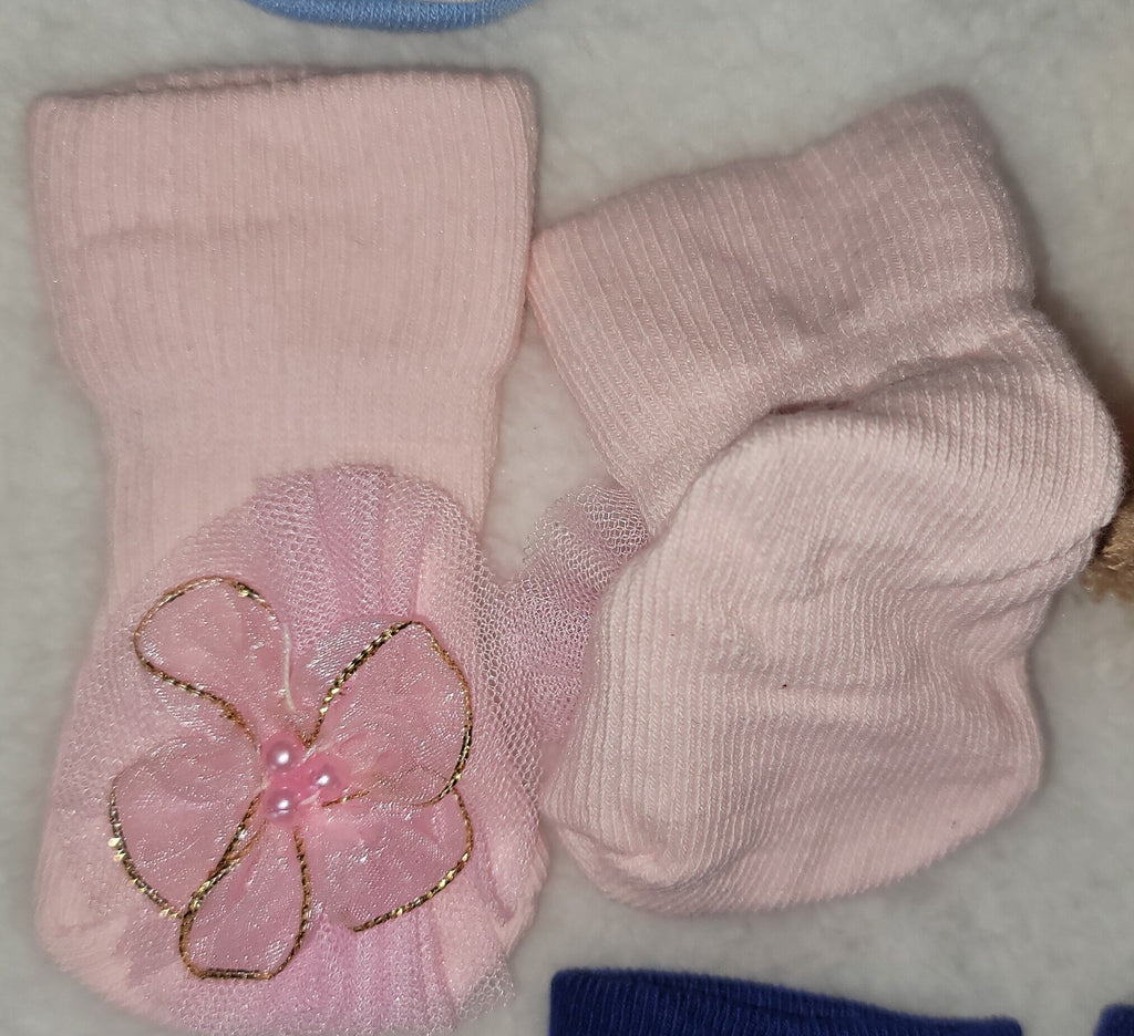 Organic Cotton Grip Character Anti Slip Baby Socks