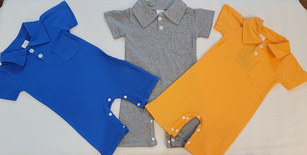 Baby Boy Cotton Casual Bodysuits, Custom Romper