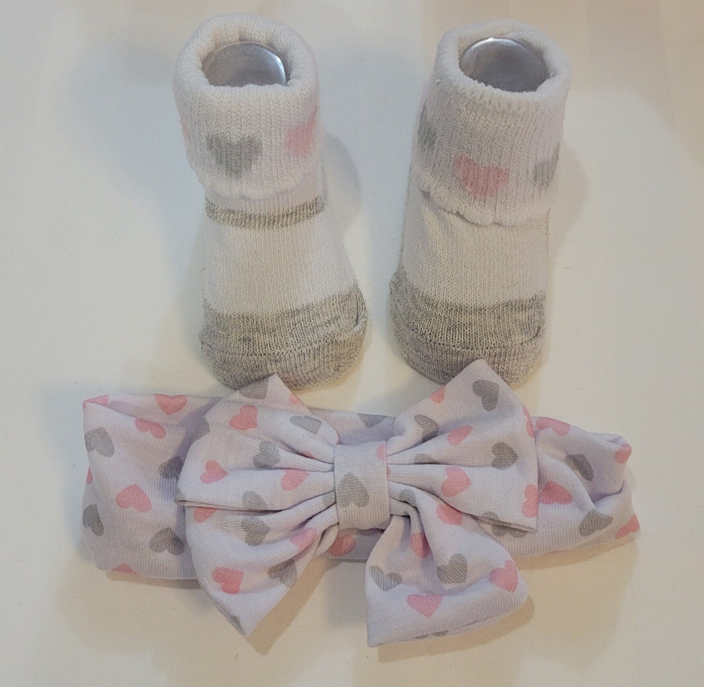 Baby Girl Socks Set with Headband