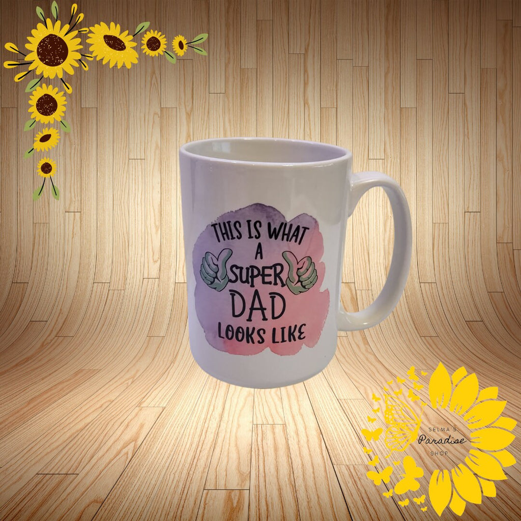 Fathers Day(Gift Set) What a father Looks like Design