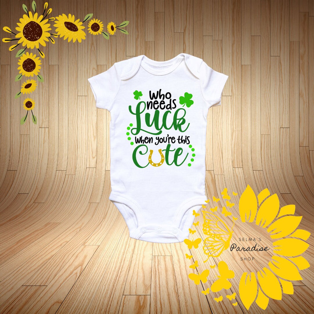 St. Patrick Design Custom Baby Onesie