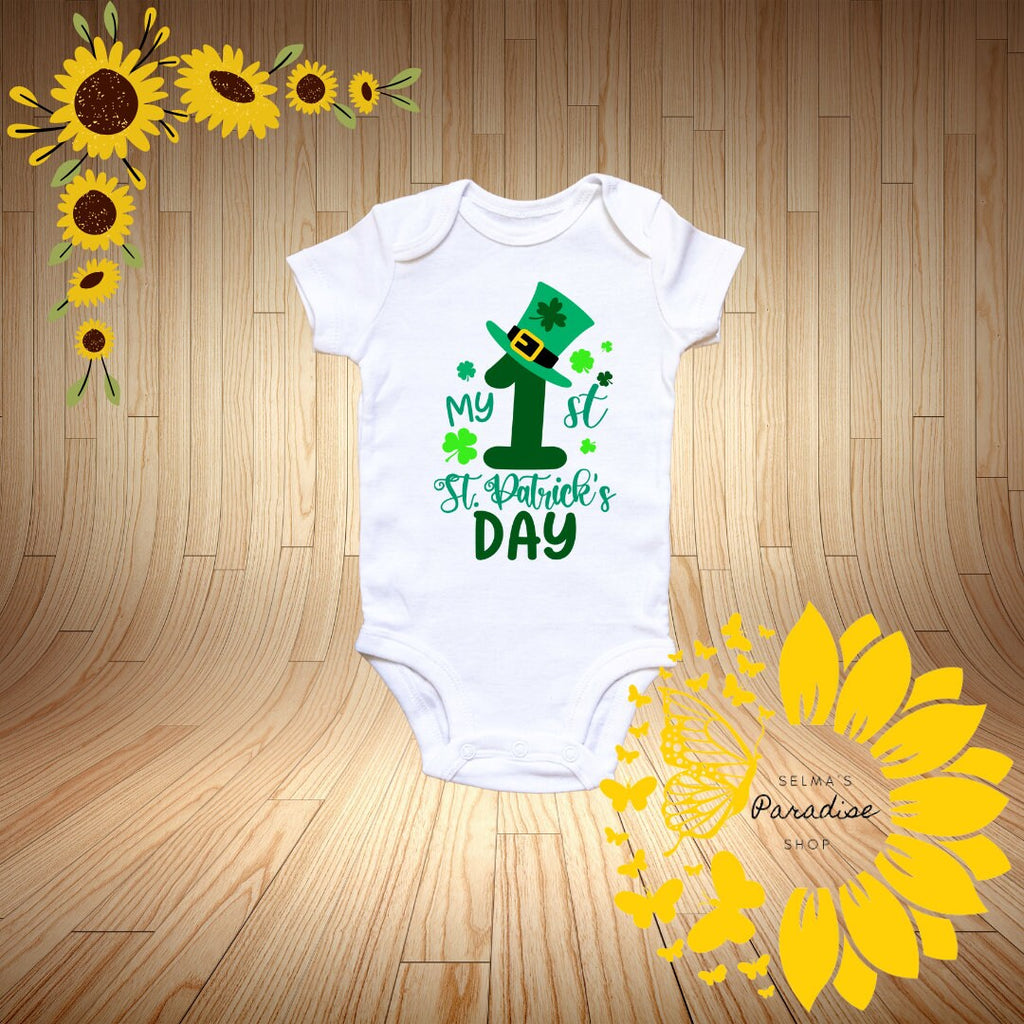 St. Patrick Design Custom Baby Onesie