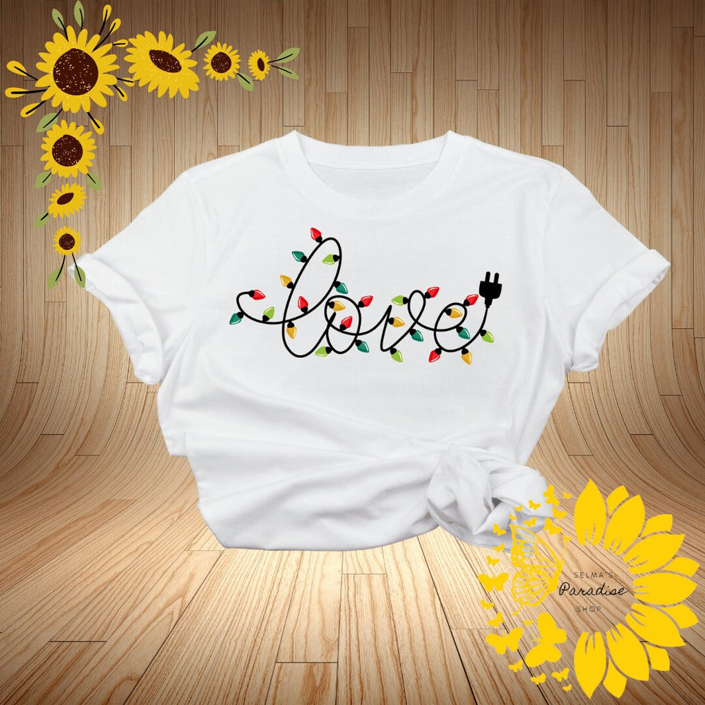 Love, Christmas T-shirt Design, Best Holiday T-shirt, Design, Great Holiday Gift, Holiday Custom T-shirts.